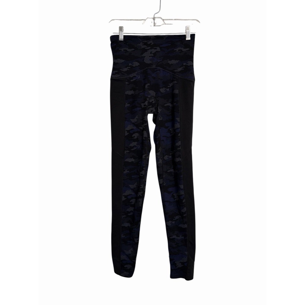SPANX Camo High Waist Active Leggings Pants‎ Women M Camo Black Compression